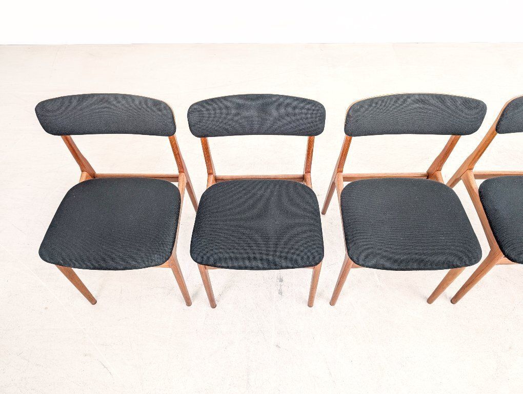Set Of 6 Midcentury Chairs Tsm Tarm Stole Vintage Rasmussen 1960 photo Furniture