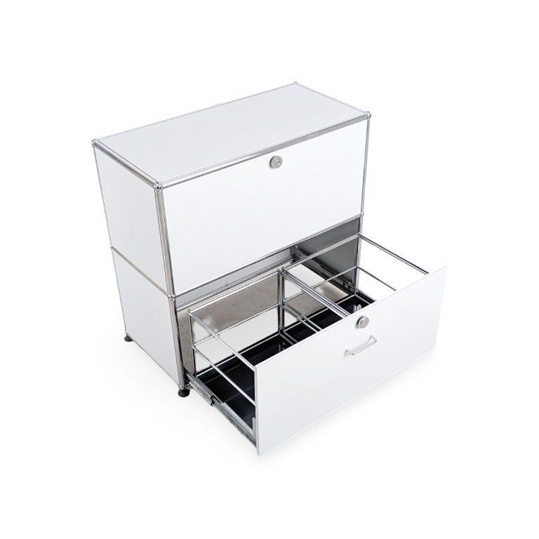 photo furniture Original Usm Haller Chest Of Drawers Fritz Haller White Cabinet Sideboard