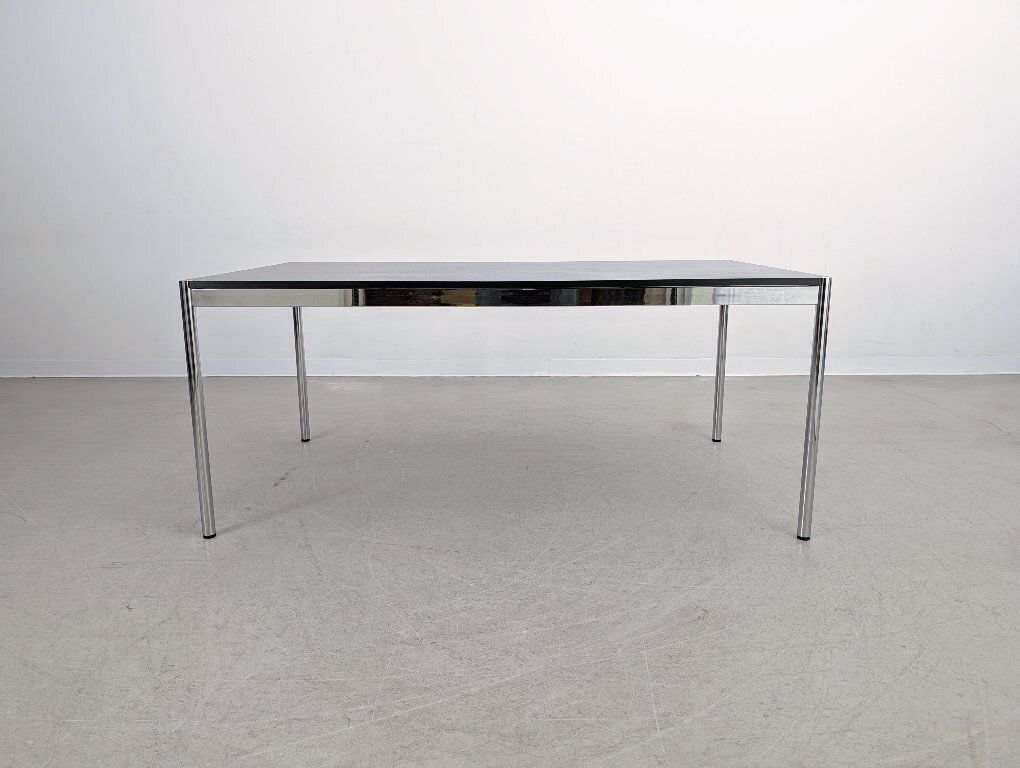 2x Original Usm Haller Desk Black Dining Table Design Table photo furniture