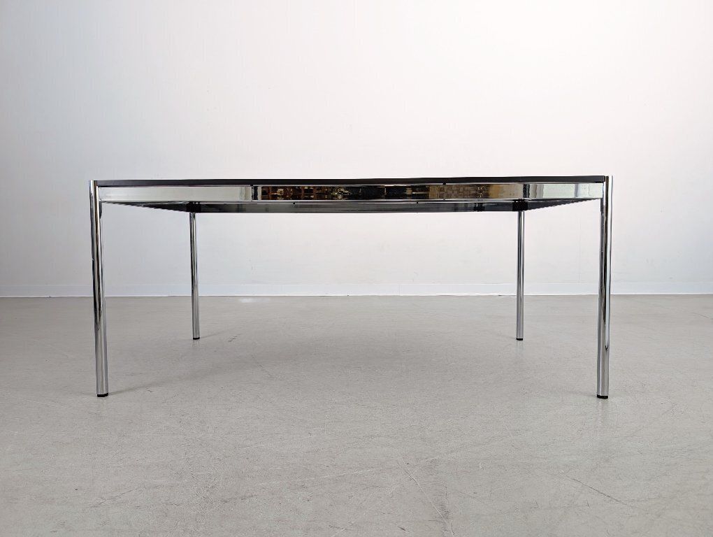 2x Original Usm Haller Desk Black Dining Table Design Table photo vintage