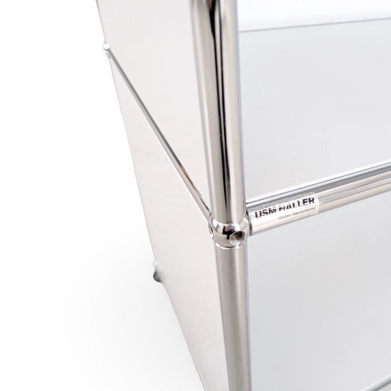 Original Usm Haller Chest Of Drawers Fritz Haller White Cabinet Sideboard2 photo buy
