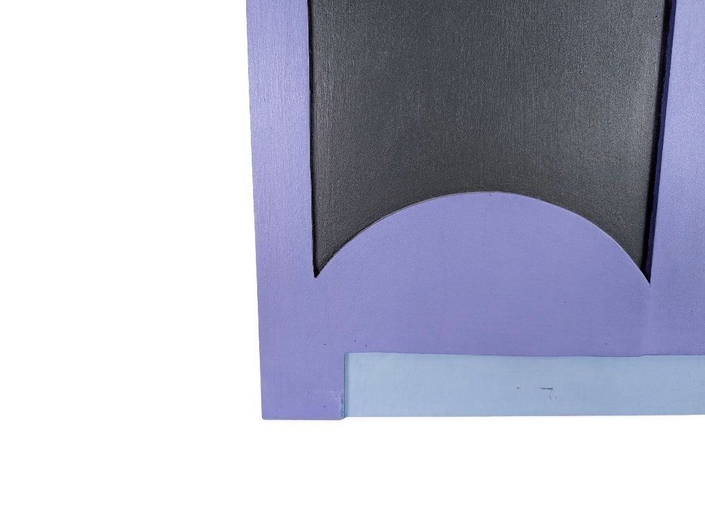 Geometrische Vormen Möck Art 1968 Paars Bauhaus Kubisme photo for sale