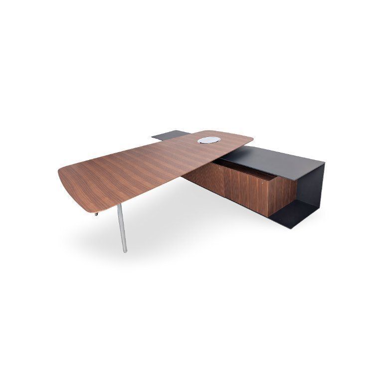 Bureau Walter Knoll Keypiece Design Desk en noyer, par Eoos photo Mobilier