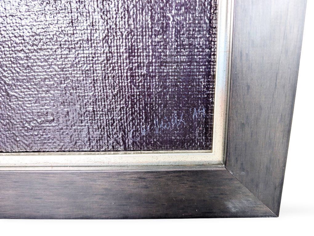 Olieverfschilderij, Ingelijste Compositie, Möck, Jute, Canvas photo for sale