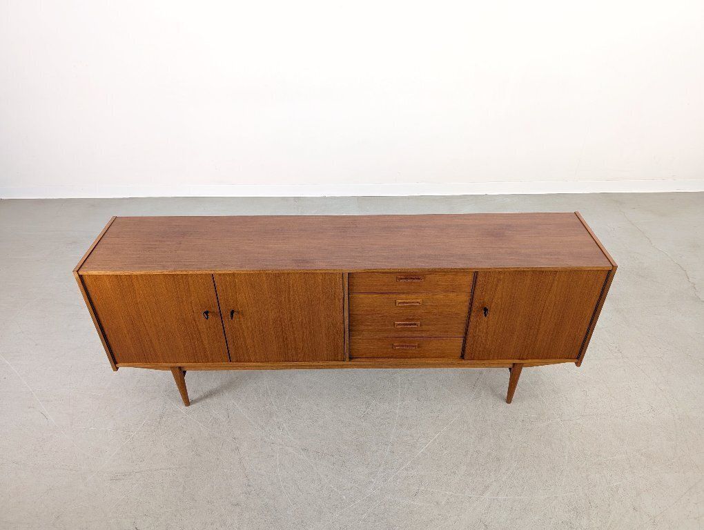 Mid Century Dressoir Teak Deens Design Vintage Ladekast photo for sale