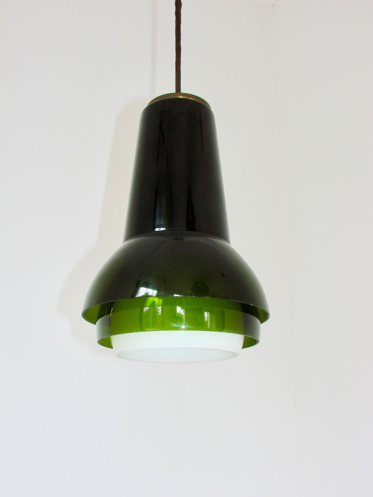 Fog & Mørup lamp, jaren 1970, glas photo 259.0