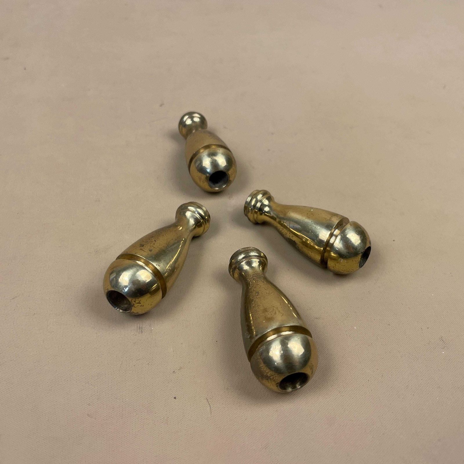 Brass Cord Weights Set Of 4 Heavy Teardrop Curtain Light Pulls Vintage Style Home Decor Accent For Curtains Or Lamps photo 55.0