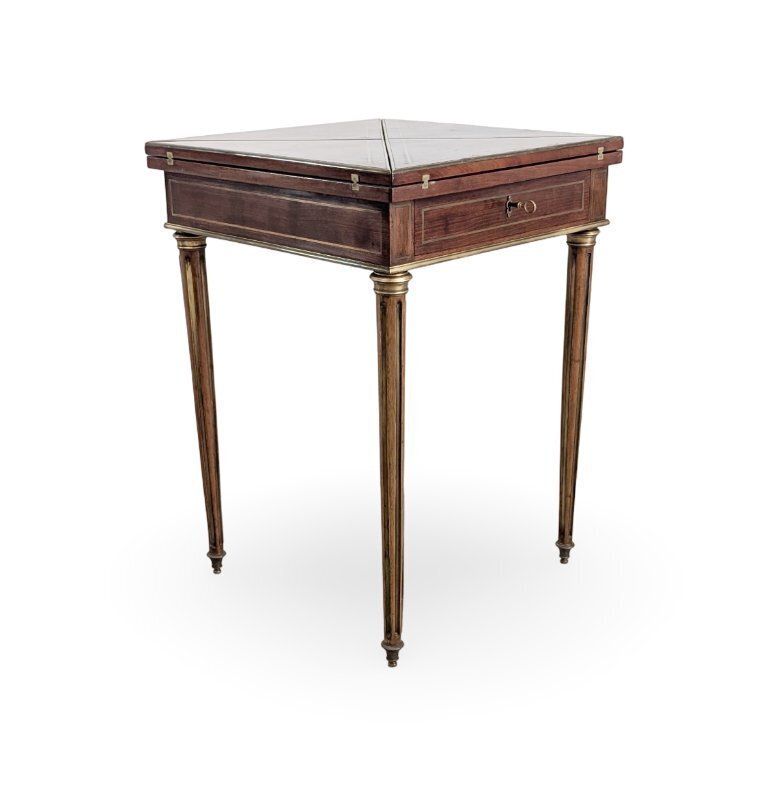 photo buy Louis XVI Gaming Table, Paul Sormani, Mahogany, Napoleon 3