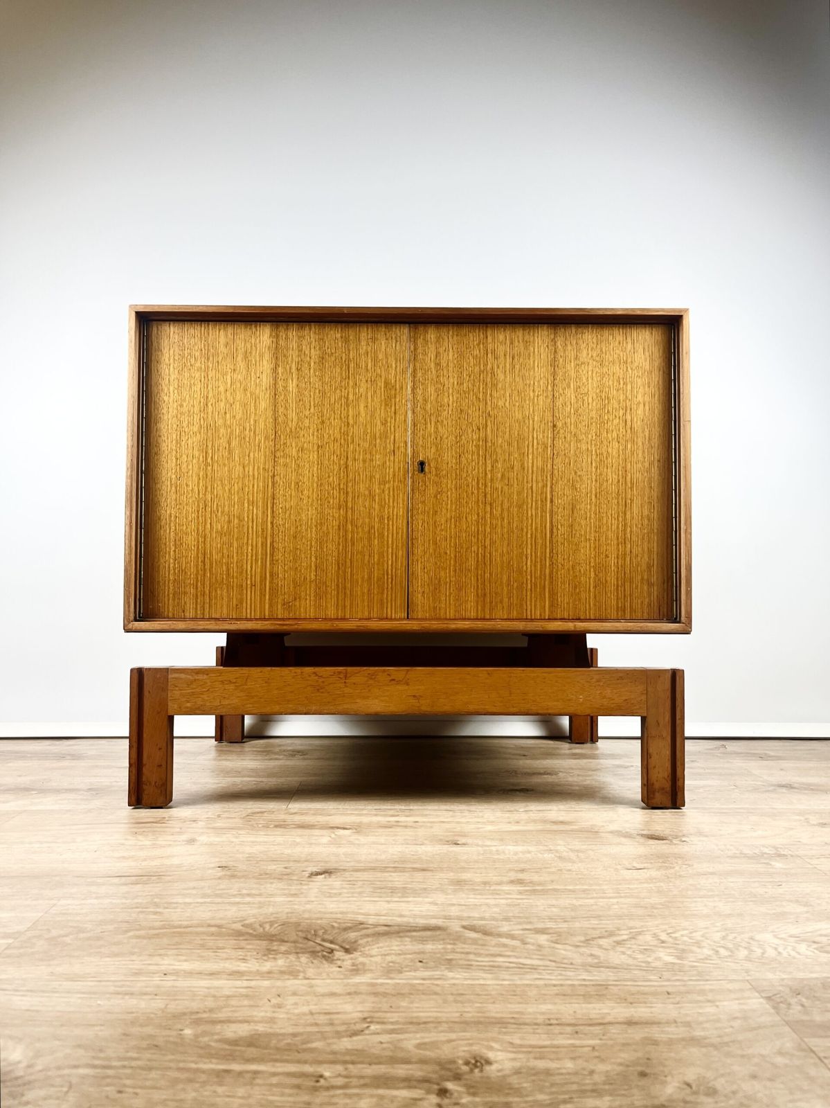 Unusual Mid Century Record Cabinet, British 1960s photo furniture
