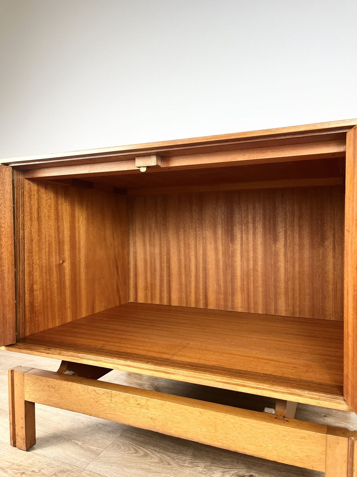 Unusual Mid Century Record Cabinet, British 1960s photo vintage