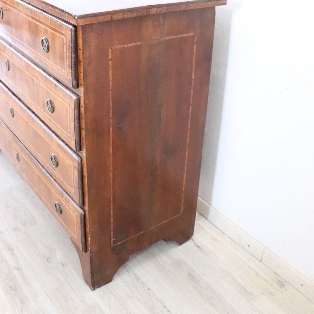 Antique 18th Century Walnut Chest Of Drawers photo for sale