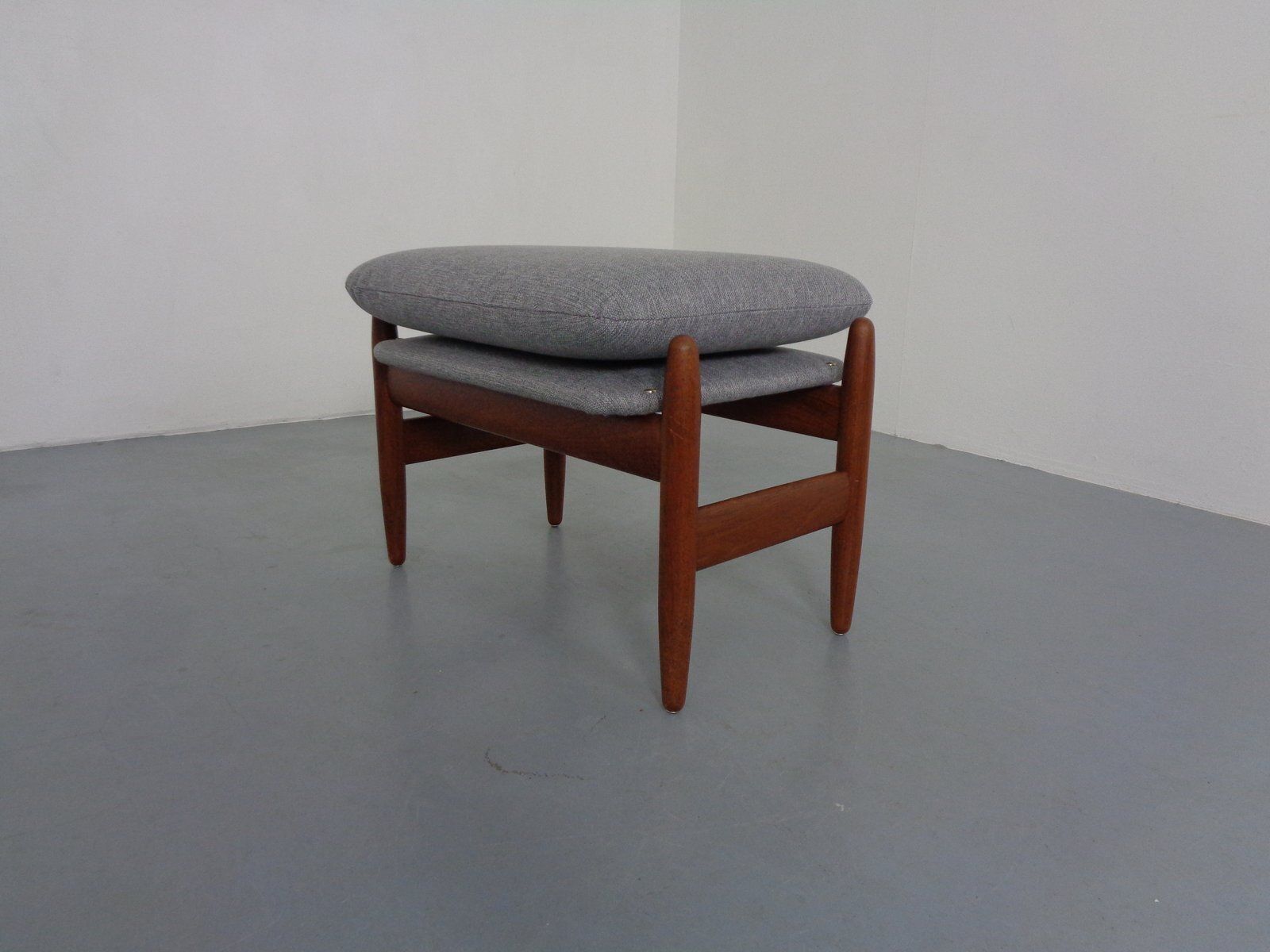 Teak Stool Or Ottoman By Hans Olsen For Frem Røjle, Denmark, 1960s photo Furniture