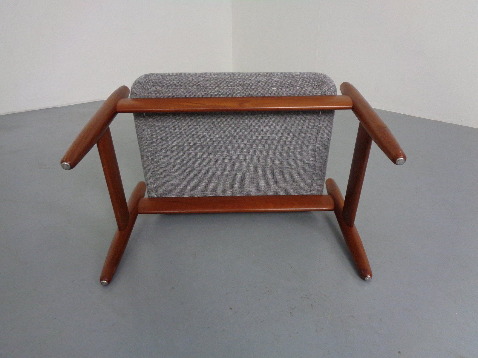 416.0 Teak Stool Or Ottoman By Hans Olsen For Frem Røjle, Denmark, 1960s photo
