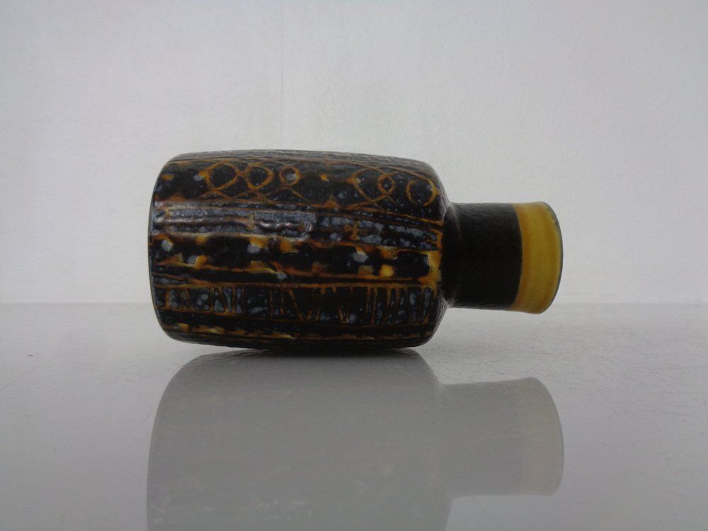 photo vintage Baca Fajance Studio Ceramic Vase By Nils Thorsson For Royal Copenhagen Denmark 1960s