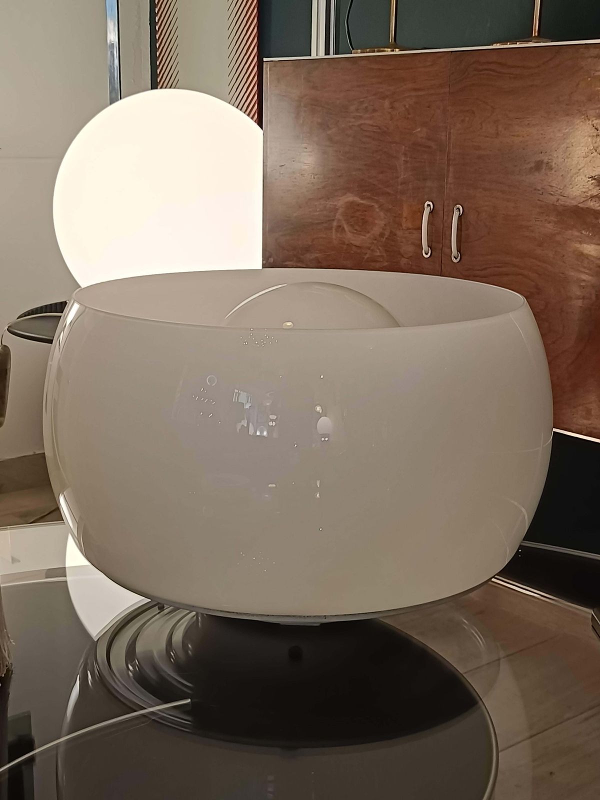 Vico Magistretti For Artemide Ceiling Or Table Lamp "Omega," 1960s photo for sale