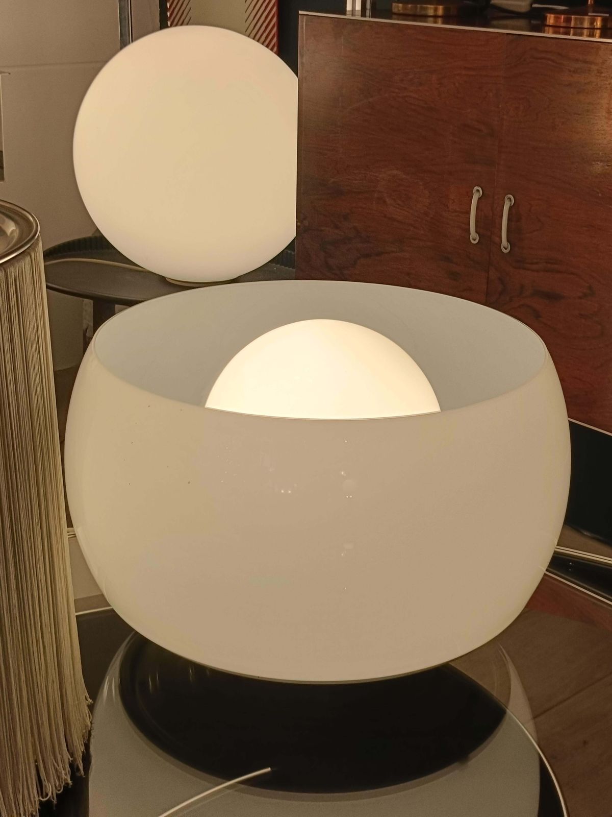 Vico Magistretti For Artemide Ceiling Or Table Lamp "Omega," 1960s photo vinterior