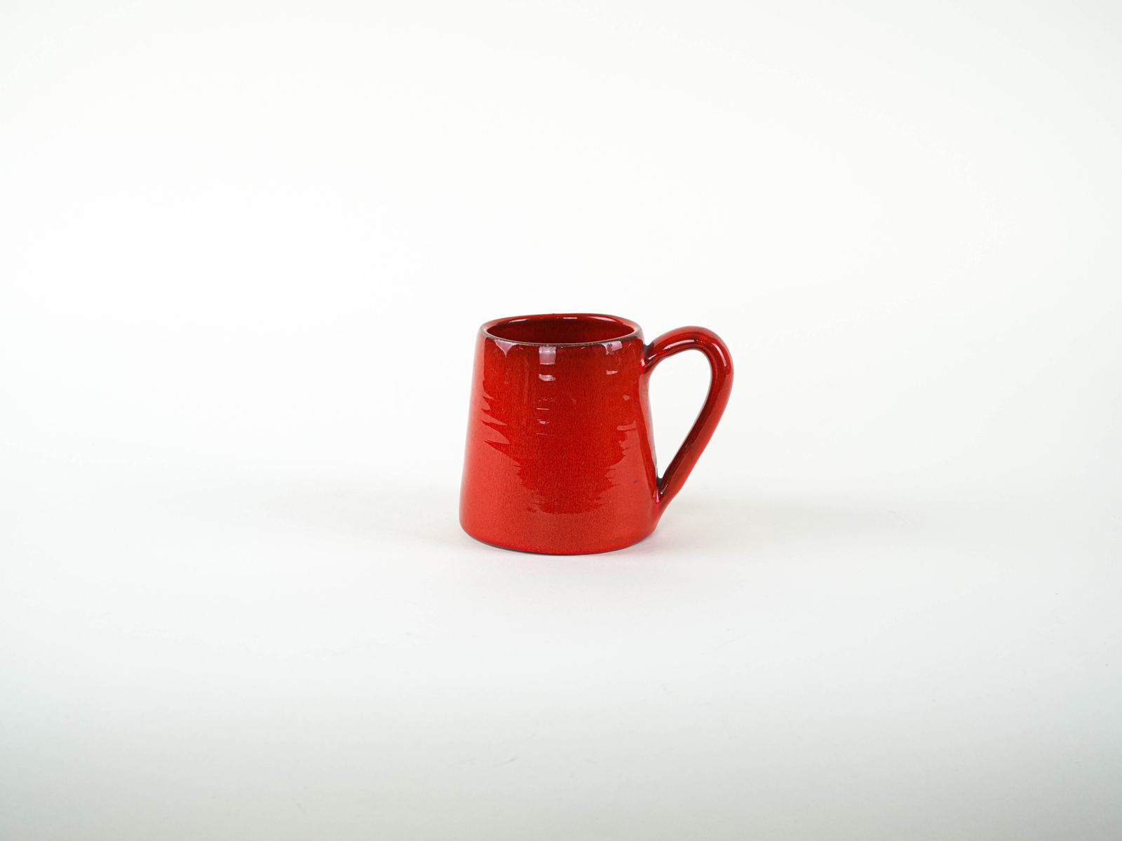 Red Ceramic Mug, Italian Design, 1960s, Made In Italy photo for sale