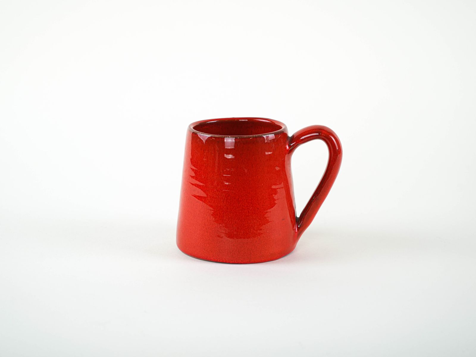 Red Ceramic Mug, Italian Design, 1960s, Made In Italy photo Home Decor