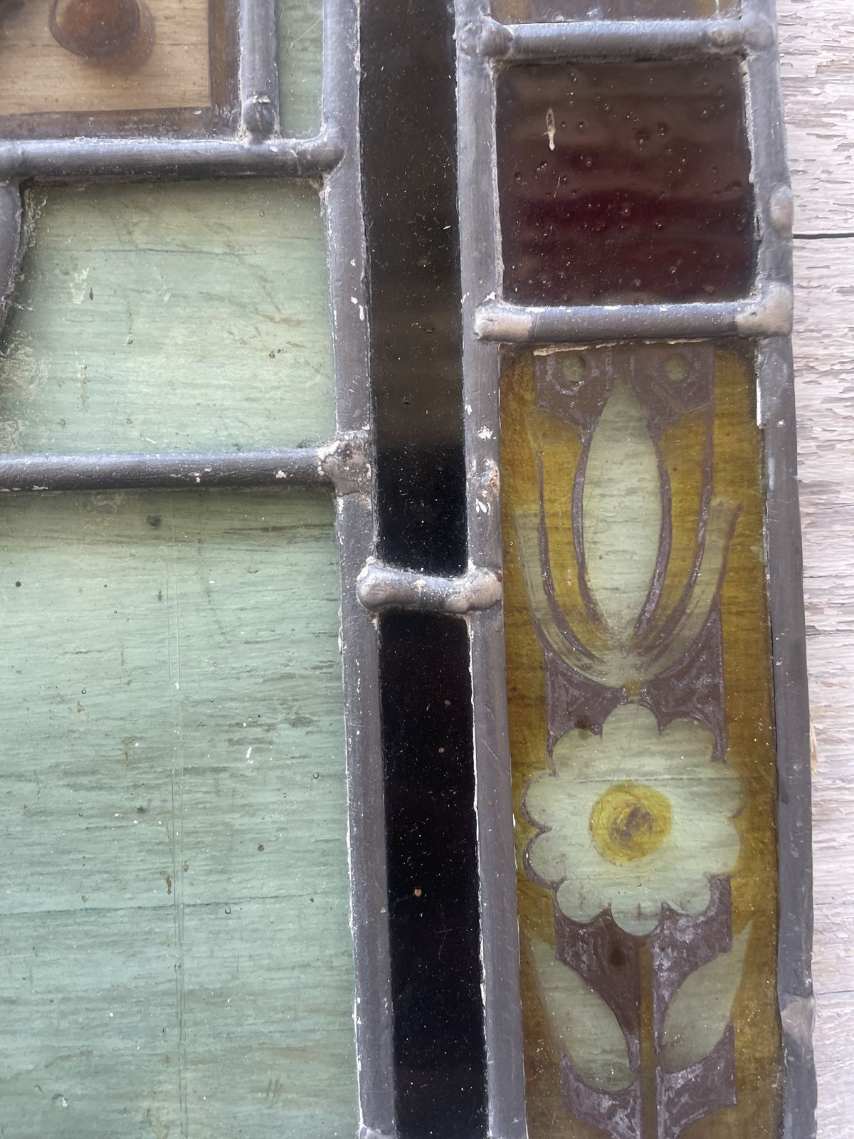 Beautiful Pair Victorian Hand Painted Stained Glass Windows Featuring Cultural Scenes photo buy