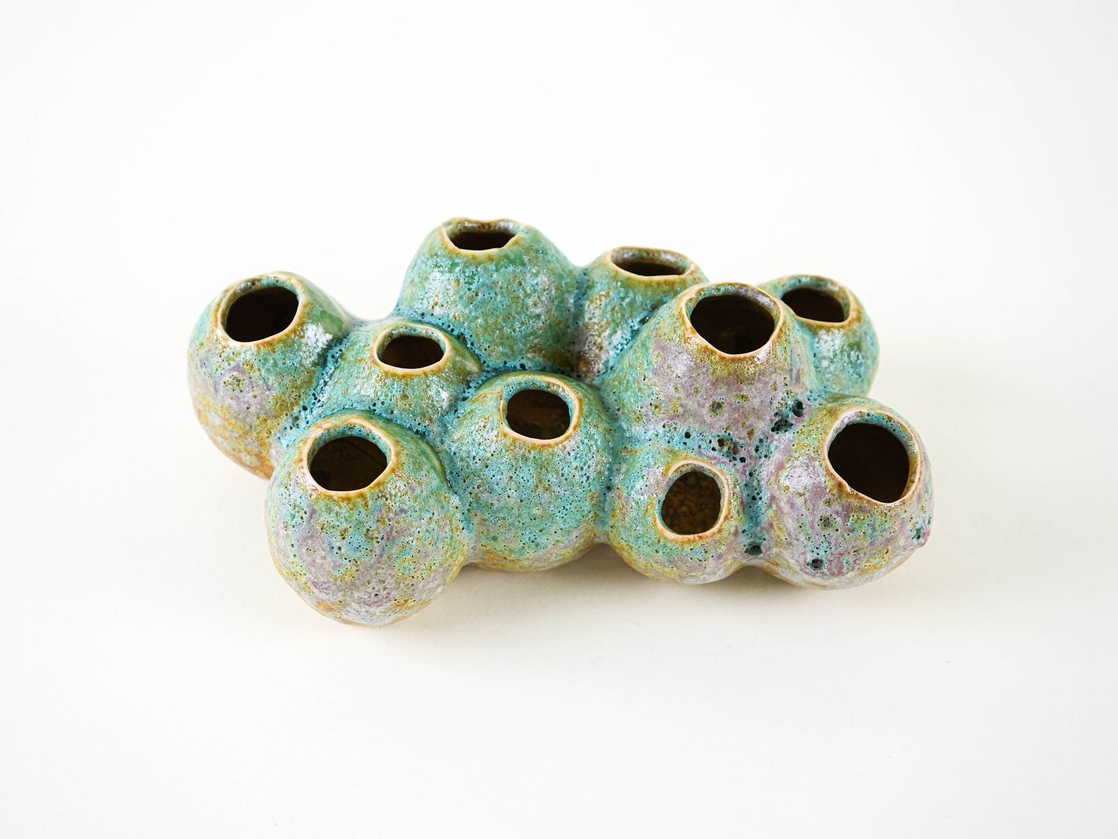 Ceramic Vase – Flower Frog, Danish Design, 1960s, Made In Denmark photo furniture