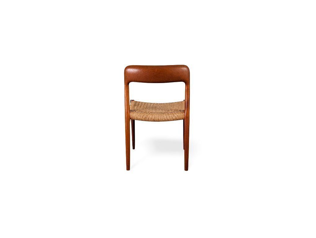 JL Møller's Model 75 stoel, Niels Otto Møller, teak, Deens photo buy