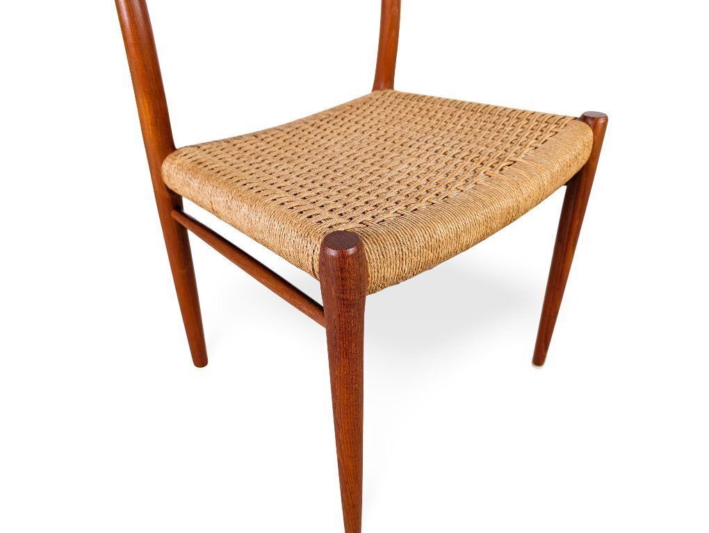 Original Jl Moller's Model 75 Chair, Niels Otto Møller, Teak, Danish photo vintage