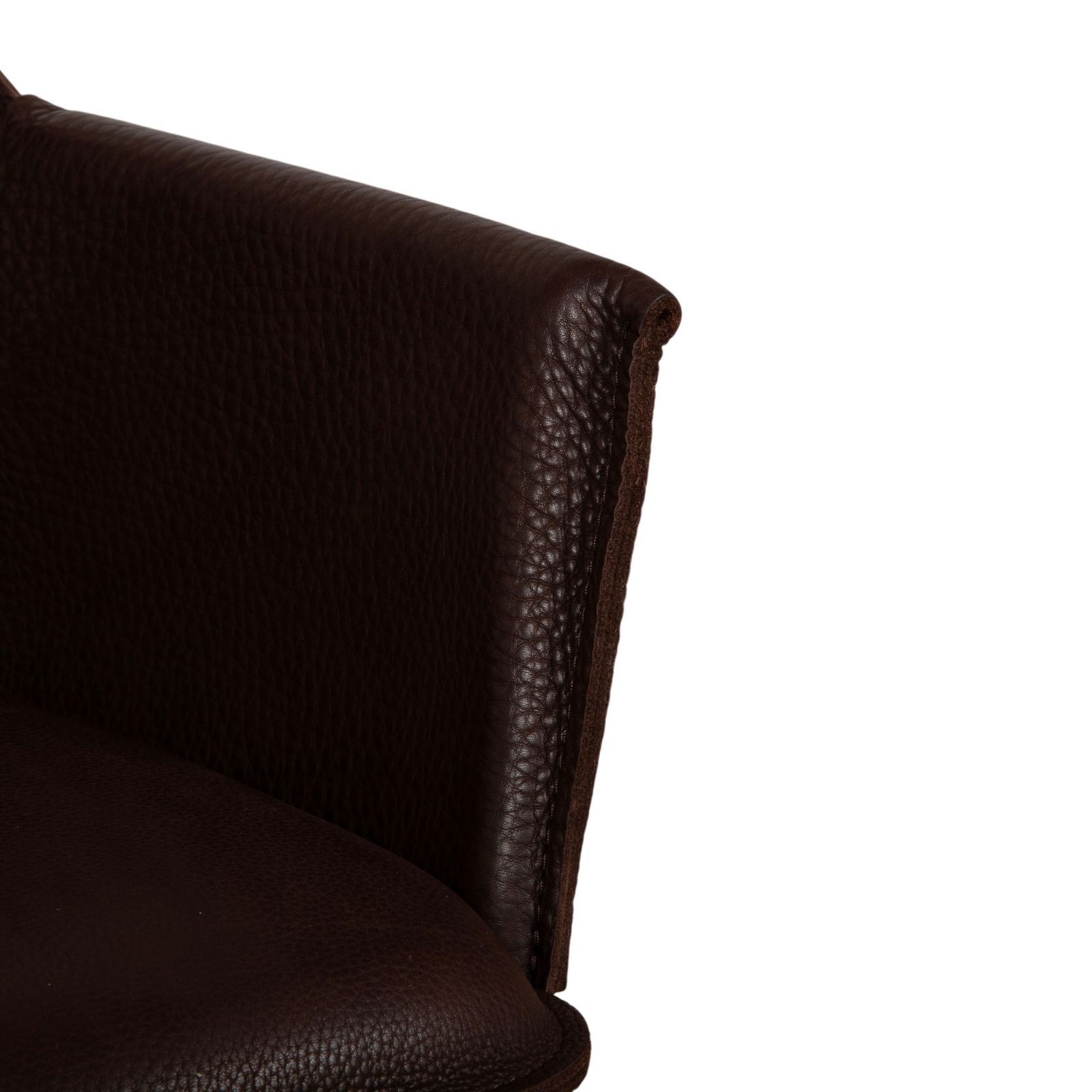 Set Of 6 Freifrau Grace Arm Chairs, Leather, Brown photo Furniture