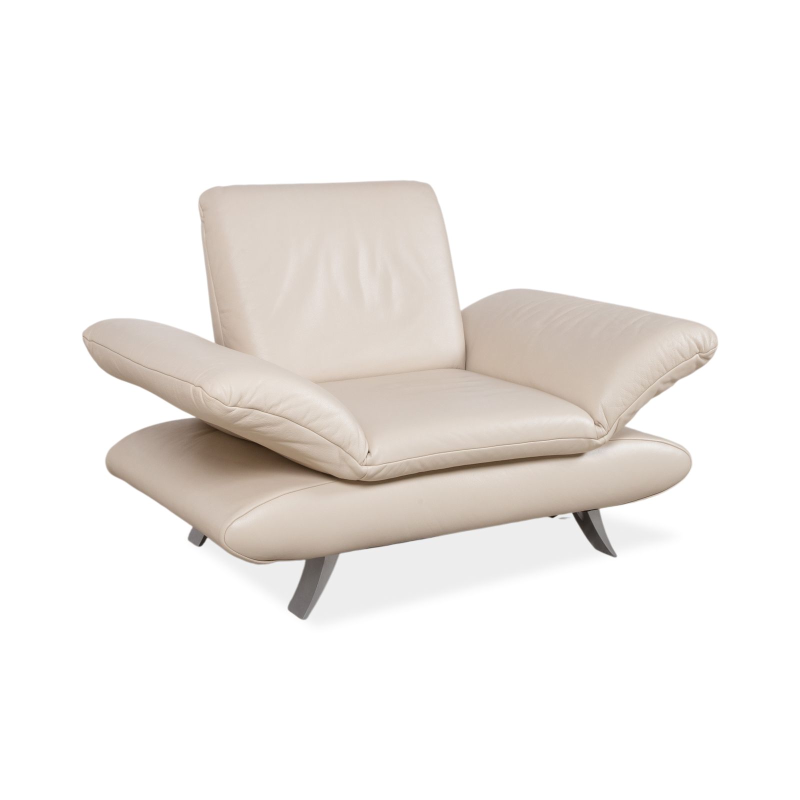 Koinor Rossini Leren Fauteuil Crème Handmatige Functie photo for sale