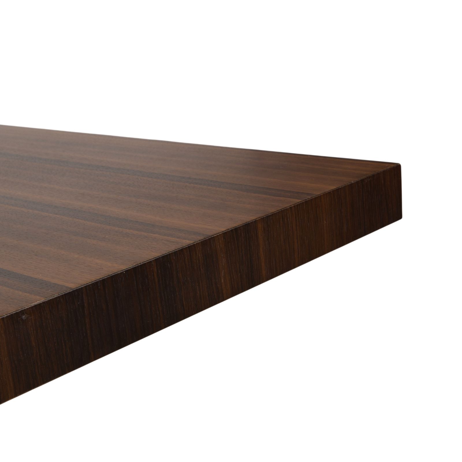 Table à manger Maxalto Max en bois, brun et chrome, 240 x 110 cm photo for sale