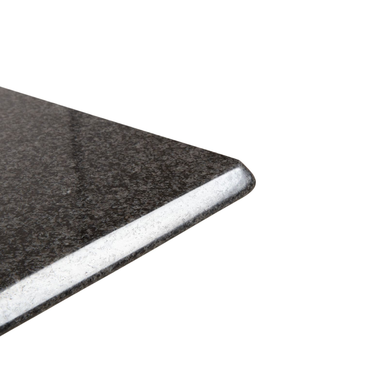 Table à manger Draenert en granit noir gris anthracite, 160 x 96 cm photo vinterior