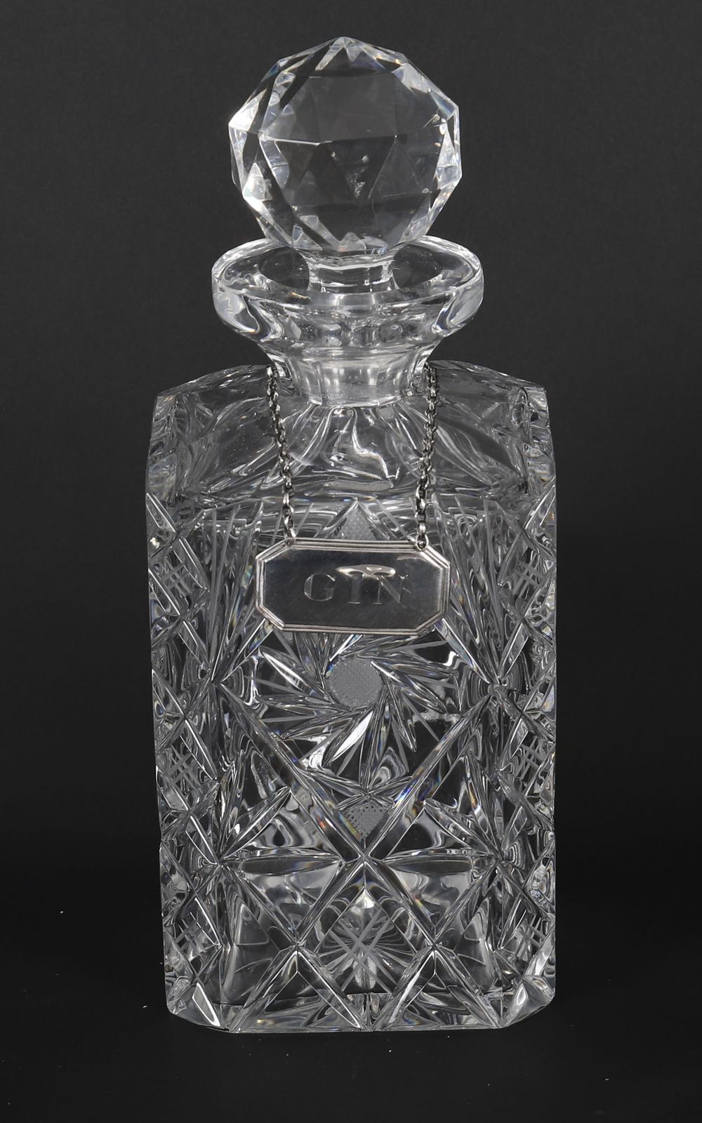 Antique Betjemann’s Coromandel 3 Crystal Decanter Tantalus Silver Hallmarks 1907 photo buy