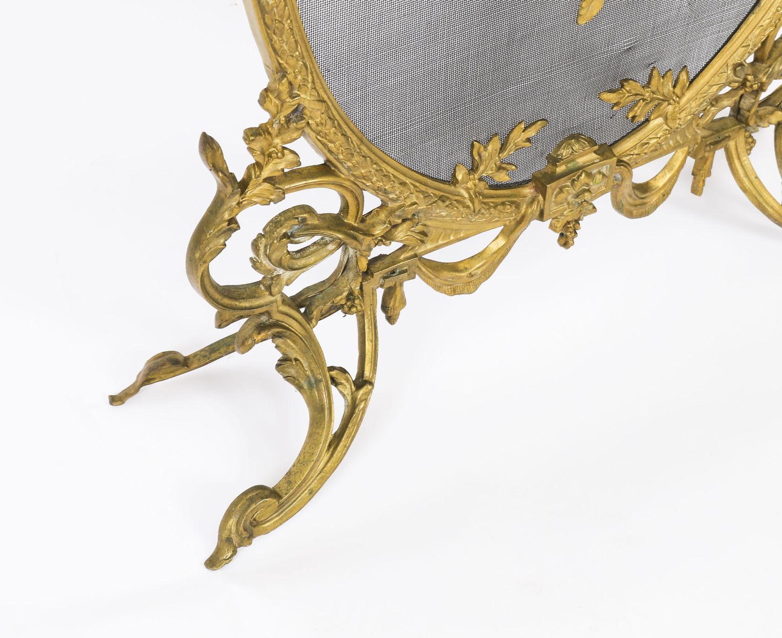photo furniture French Rococo Revival Brass Fire Screen19th C