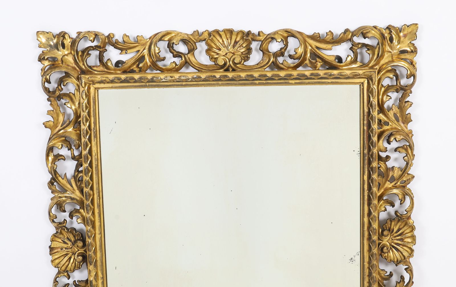 Antique Italian Giltwood Florentine Mirror 19th Century 103 X 87cm photo furniture