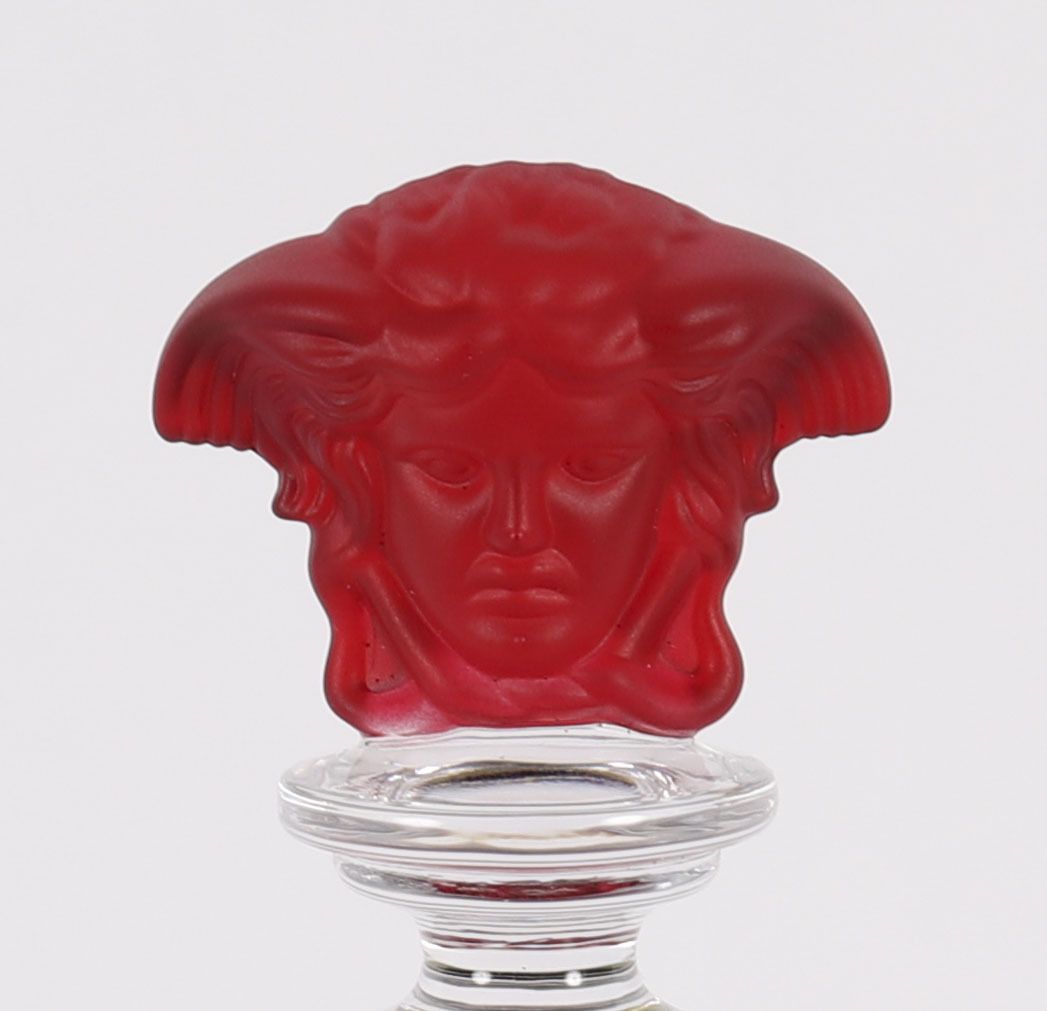 photo furniture Vintage Rosenthal Glass Versace Medusa Bottle Stopper 20th Century