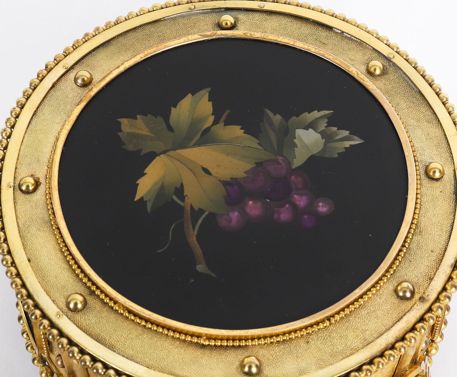 Home Decor Antique Italian Ormolu & Pietra Dura Jewellery Casket 19th C photo
