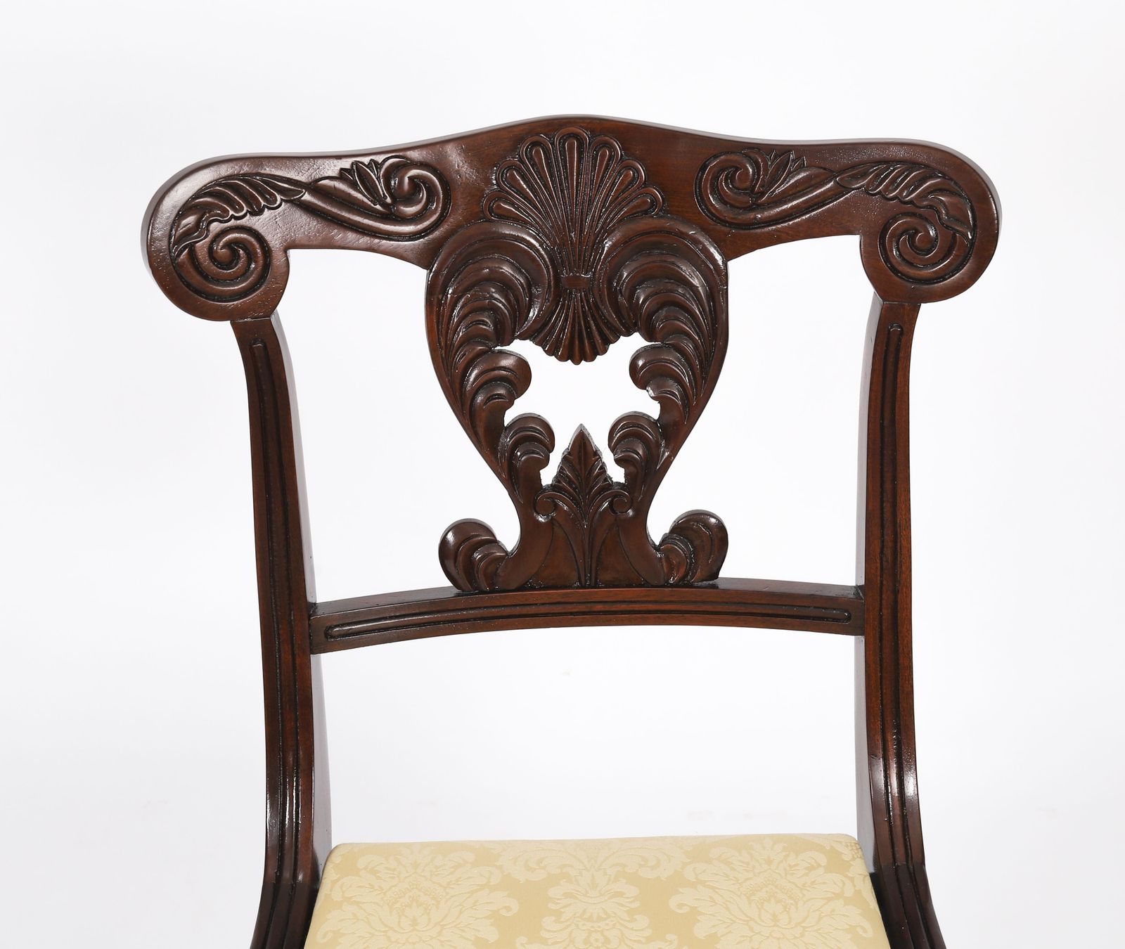 Antique Set 12 Irish Regency Bar Back Dining Chairs C1825 19th C photo 6750.0