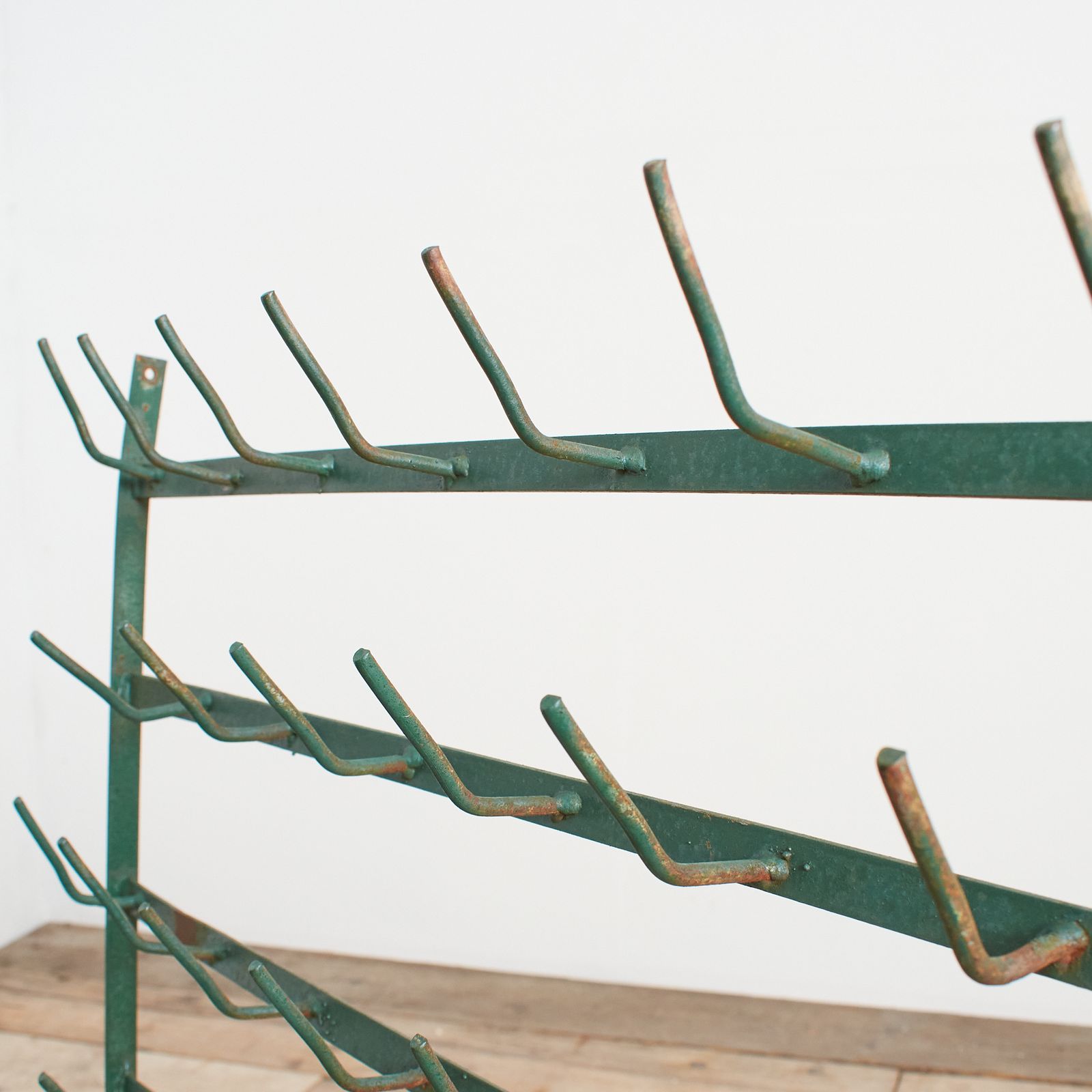 Antique Wall Bottle Drying Rack  A. photo furniture