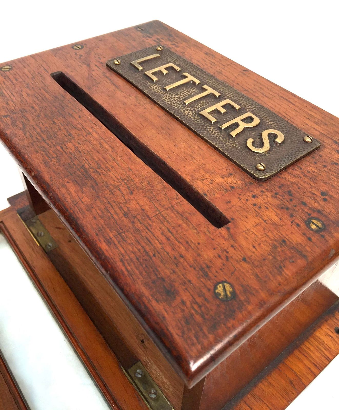 Antique Victorian Oak Country House Wooden Letter / Post Box / Stationery C.1900. photo buy