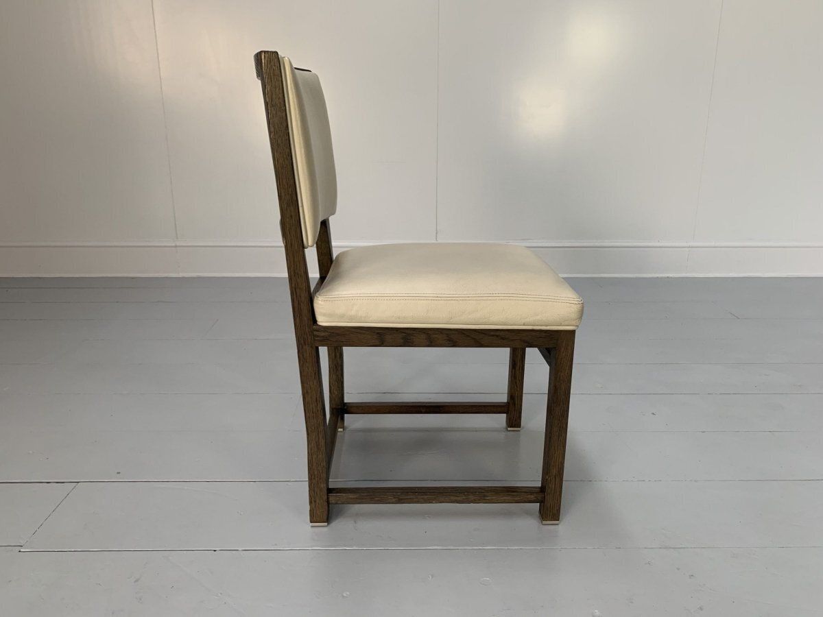 B&B Italia Maxalto Simplice Dining Chairs   In Oak & Leather, Set Of 6 photo buy