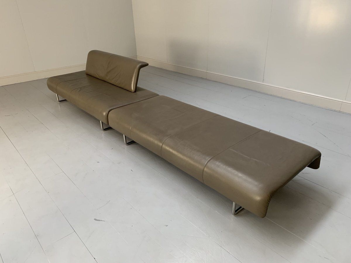 B&B Italia Cloud Sofas   In Grey Gamma Leather, Set Of 2 photo vintage