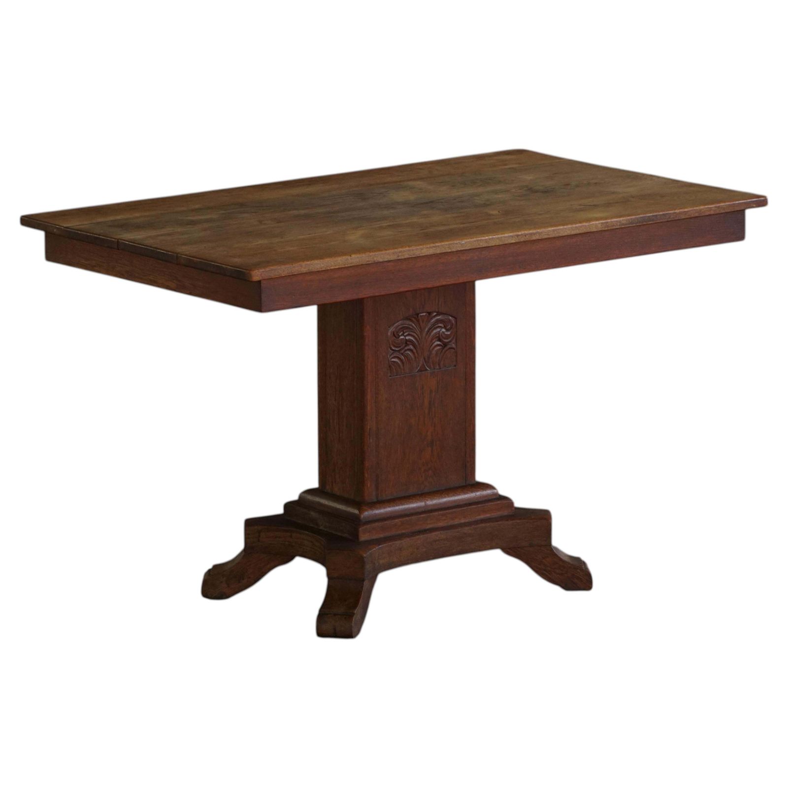 Scandinavian Modern, Danish Art Deco Table In Oak, Denmark, 1930s–1940s