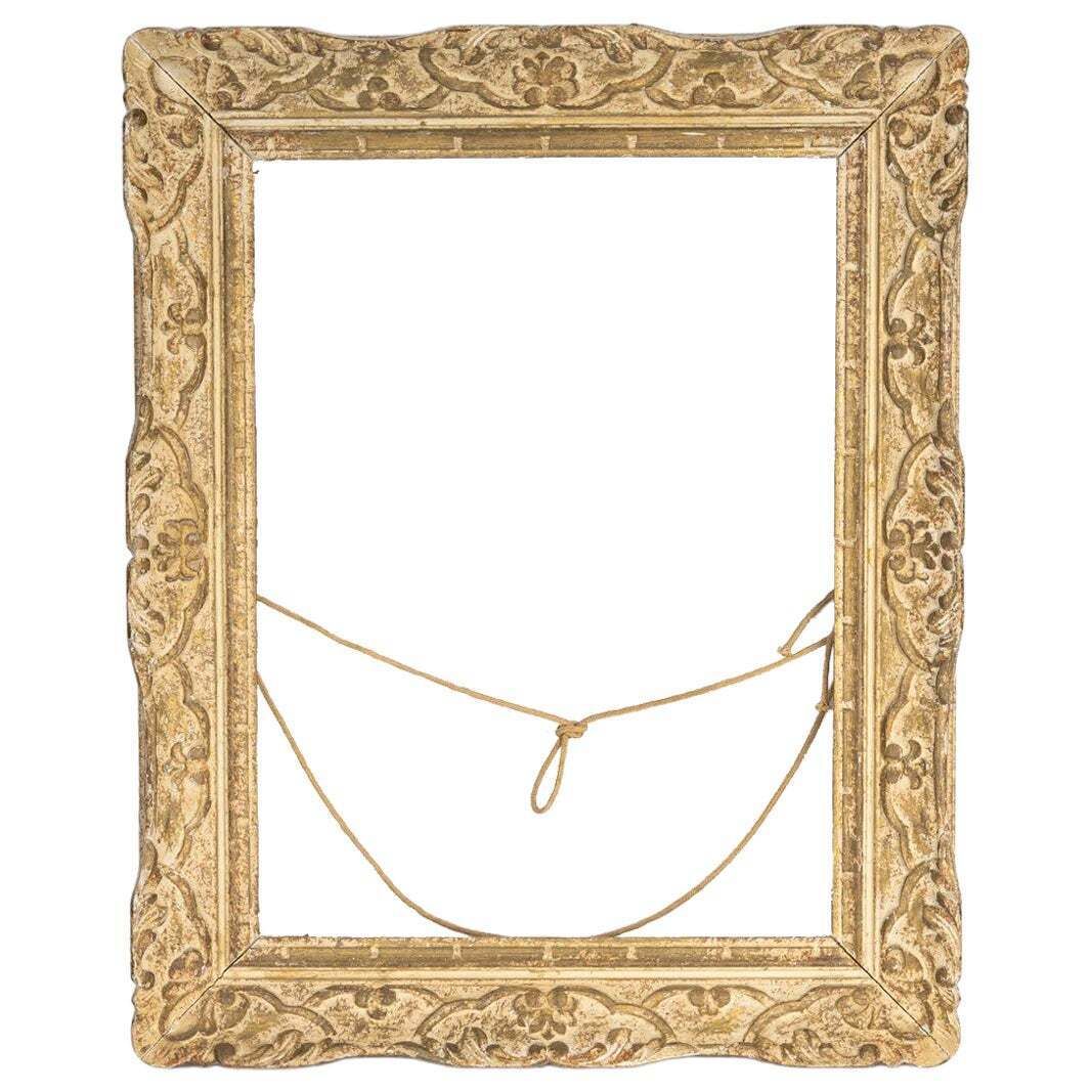 Montparnasse Carved Wood Picture Frame, Circa 1950.