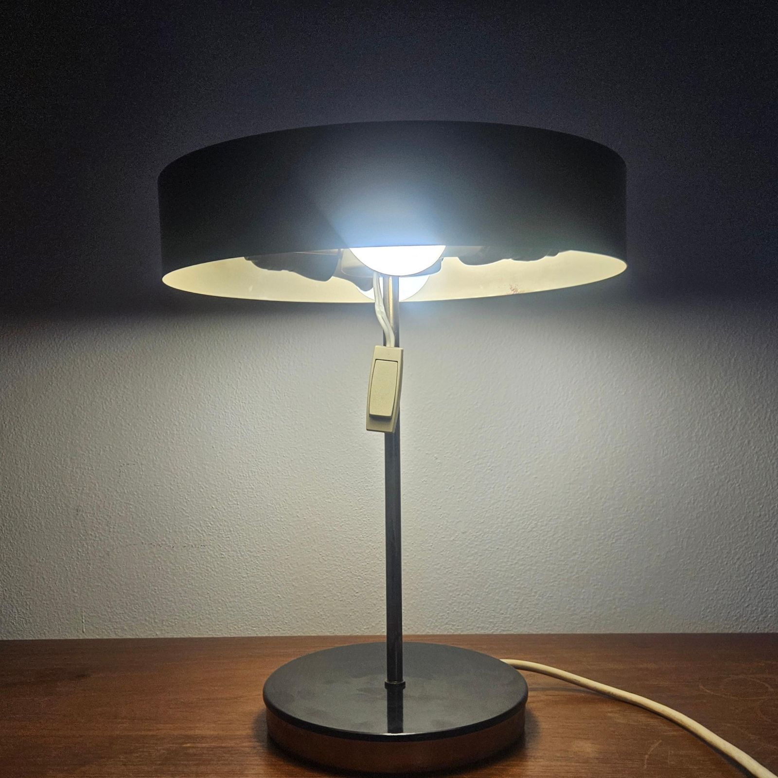Verlichting Zeldzame mid-century tafellamp – Kamenický Šenov, jaren 1970 photo