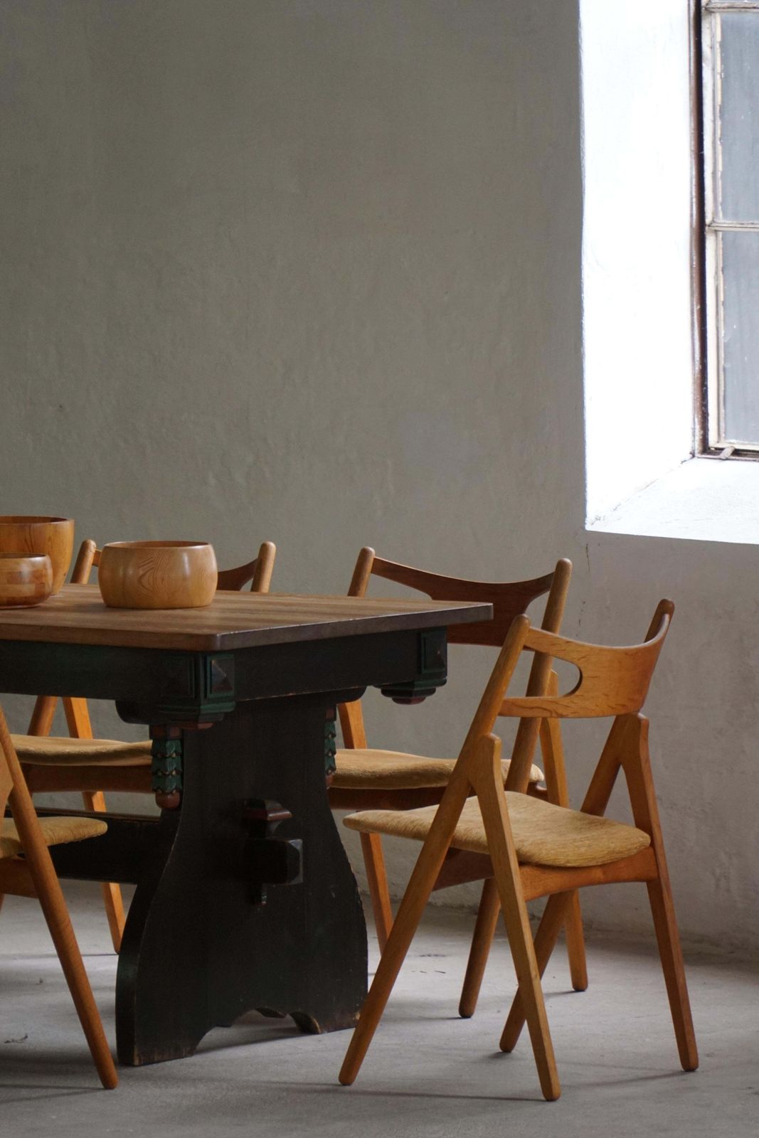 photo buy Set Of 6 Danish Ch29 Dining Chairs By Hans J. Wegner For Carl Hansen & Søn, 1951