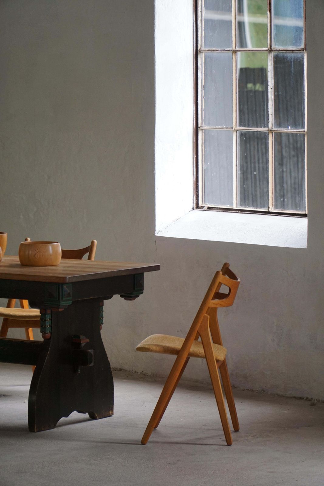photo vintage Set Of 6 Danish Ch29 Dining Chairs By Hans J. Wegner For Carl Hansen & Søn, 1951