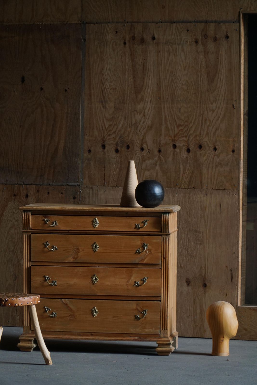 Antique Danish Chest Of Drawers In Pine, Early 20th Century photo vinterior