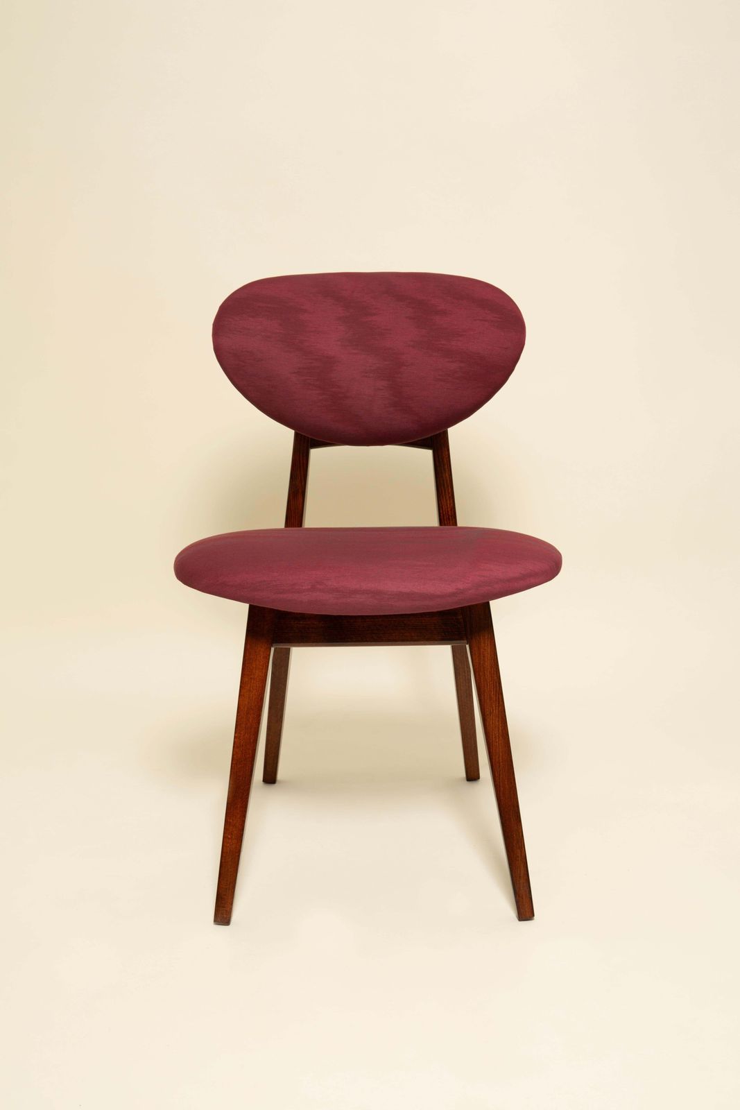 photo for sale Mid Century Mushroom Chair, Fr Bordeaux Moiré, Dedar, By J. Kedziorek, 1960s