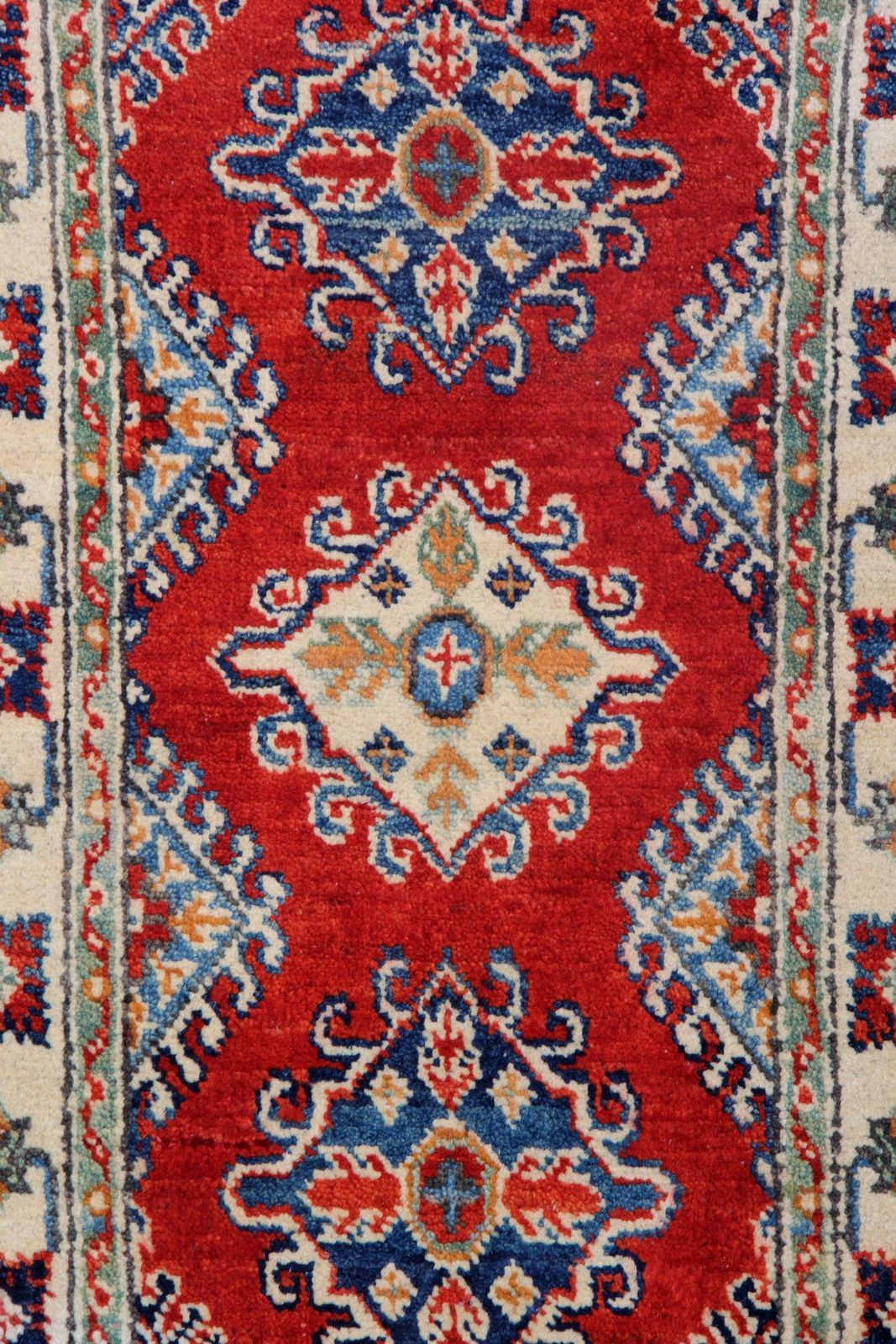 Tapis orientaux, tapis fait main crème à motifs géométriques photo for sale