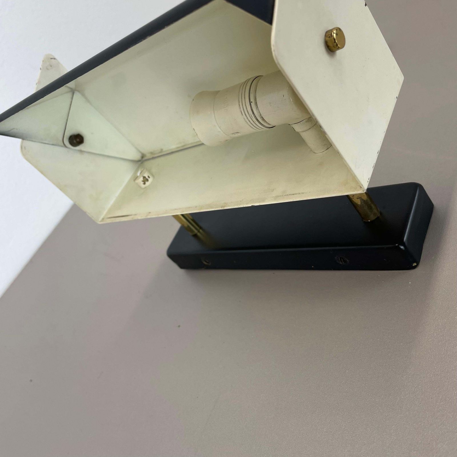 794.0 Rare Cubic Charlotte Perriand Les Arcs Style Wall Light By Cosack, Germany 1960s photo