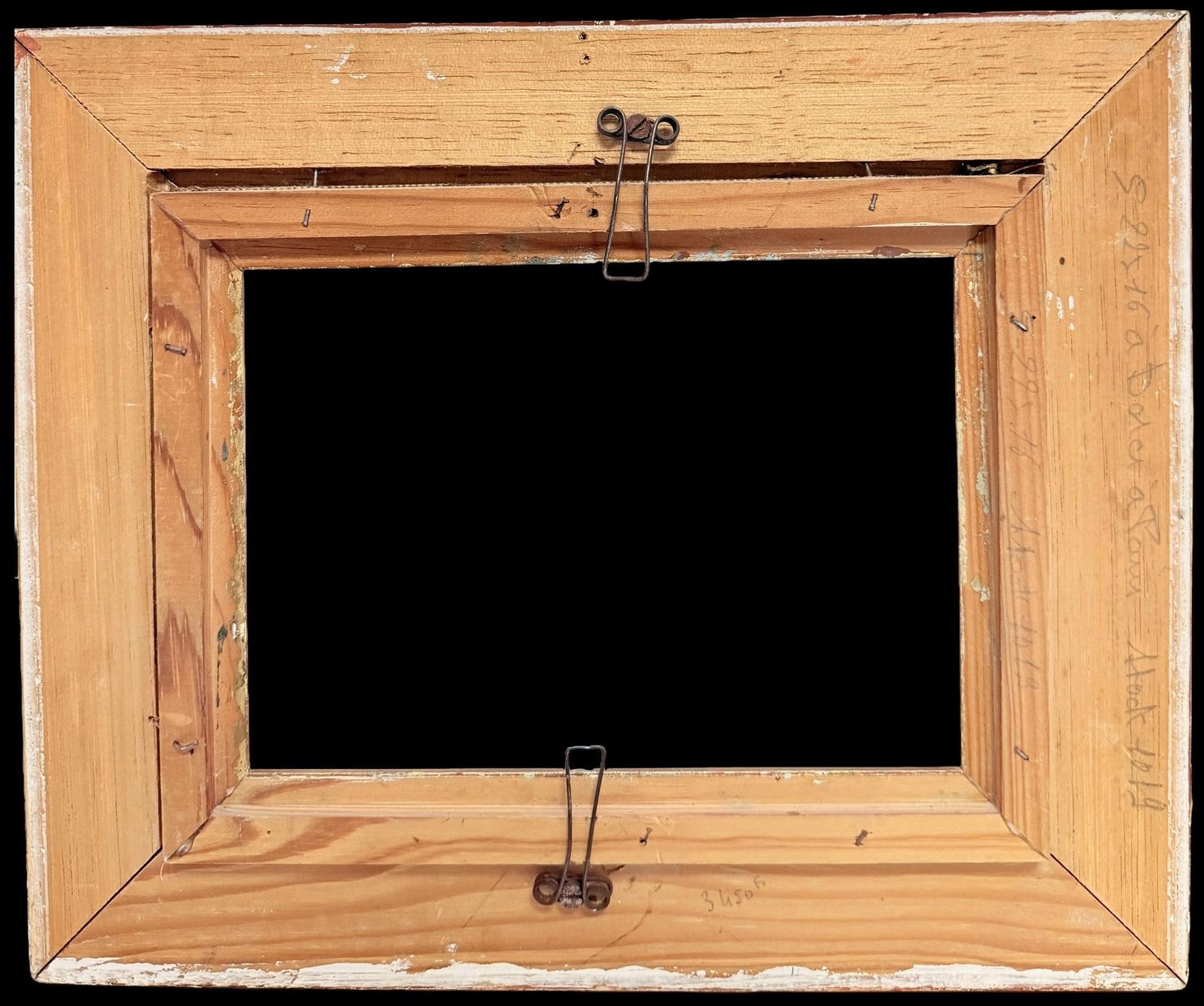 English School Vintage Giltwood Picture Frame Small Decorative English Wall Art Frame Early 20th Century. photo for sale